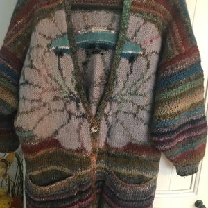 Hand knit Kaffe Faccett cardigan